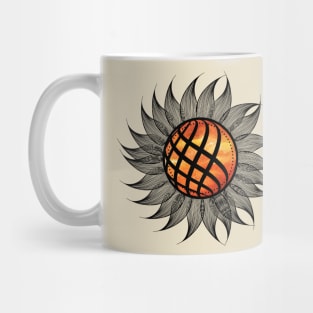 Cosmic Sunflower Mug